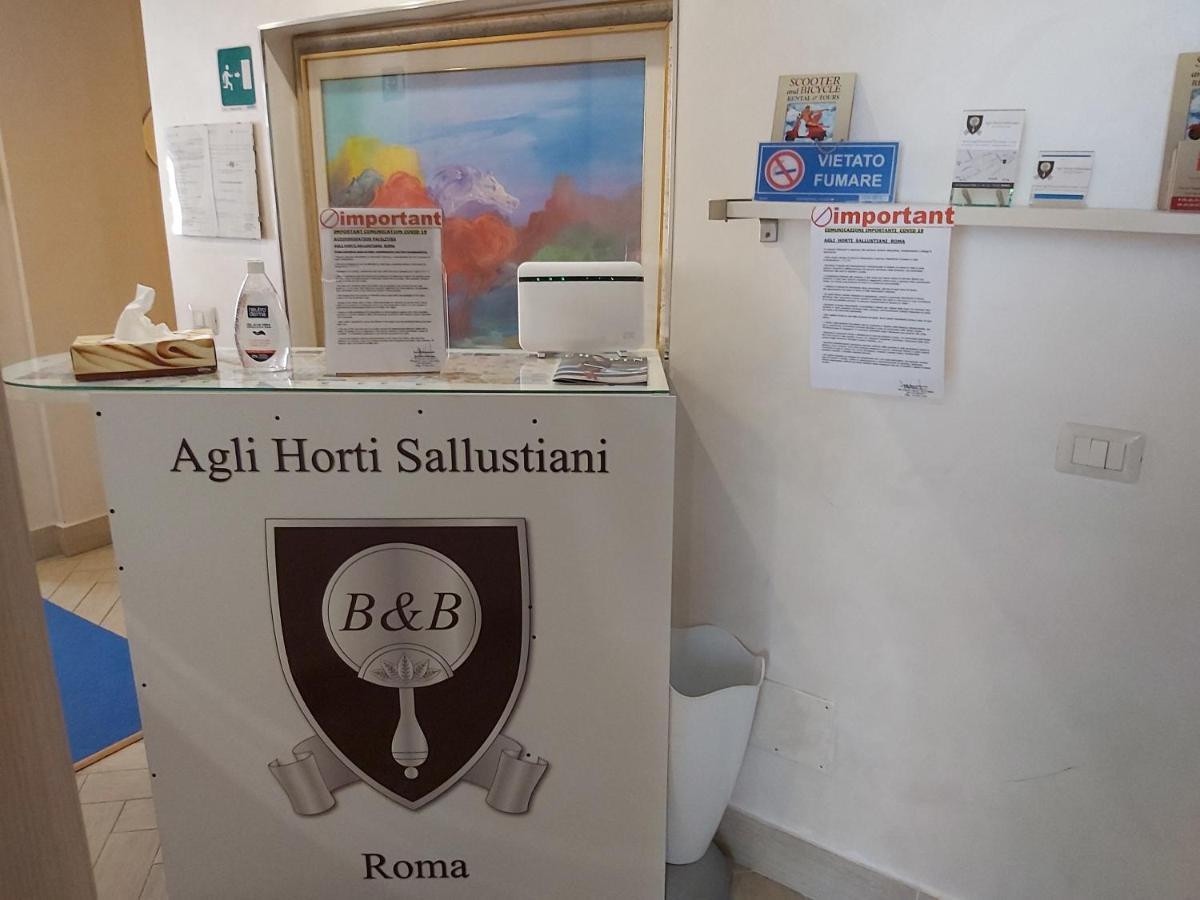 Bed & Breakfast Agli Horti Sallustiani Rzym Zewnętrze zdjęcie